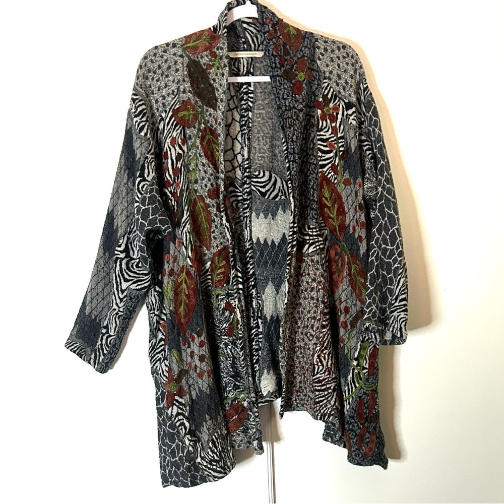 Soft Surroundings Patchwork Cardigan - image 1